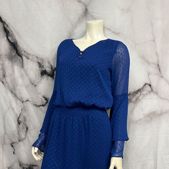 White House black market dress royal blue - Picture 7 of 8